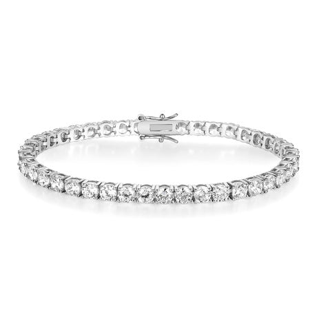 18K Gold-Plated Copper & Zircon Tennis Bracelet — Full-Pavé, Stylish Design, Premium Jewelry — Amazon Best-Seller (Wholesale) — In Stock